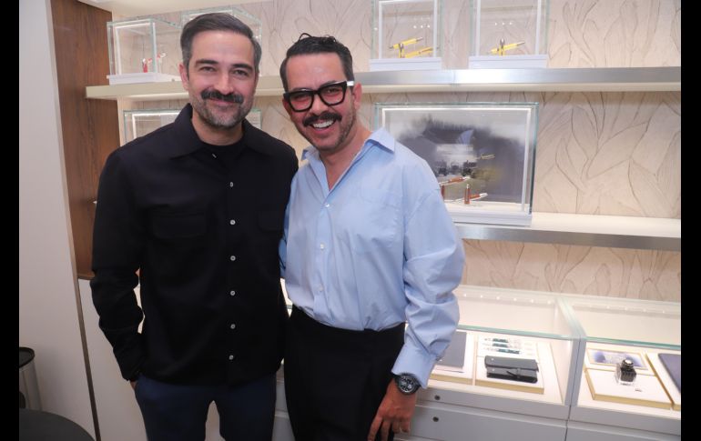 Alfonso Herrera y Manolo Caro. GENTE BIEN JALISCO / Montblanc Boutique Cocktail Opening