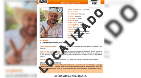 Hasta ahora, la Fiscalía General de Michoacán no ha proporcionado detalles sobre el lugar ni las condiciones en que fue encontrado Alejandro Correa. CORTESÍA/ Fiscalía General de Michoacán
