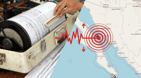 Durante las primeras horas de este 7 de noviembre, se presentó actividad sísmica en Baja California Sur. EFE / ARCHIVO / ESPECIAL / Sistema Sismológico Nacional