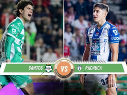 La fase regular del Torneo Apertura 2025 de la Liga MX llega a su fin con el partido Santos vs Pachuca, el cual servirá para acomodar a los contendientes del Play-In. ESPECIAL / CANVA e IMAGO7