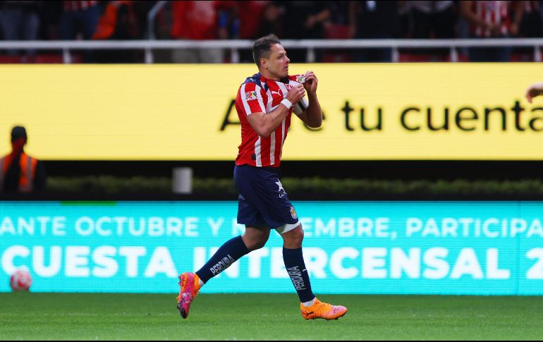 Javier “Chicharito” Hernández rompió su sequía goleadora en el último partido de la temporada regular. IMAGO7.