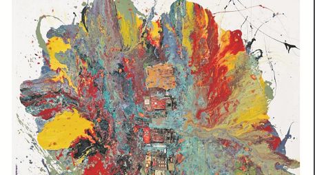 Pieza de gran formato de Juan Carlos Santoscoy, actualmente expuesta en Madrid. CORTESÍA