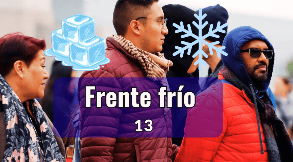 Para hoy, 9 de noviembre, el frente frío número 13 se desplazará rápidamente sobre el norte, noreste y oriente del país. SUN/ARCHIVO