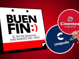 Con estas promociones, el Buen Fin 2025 promete ser la excusa perfecta para disfrutar del cine en pantalla grande sin gastar de más. ESPECIAL/CINEMEX/CINEPOLIS