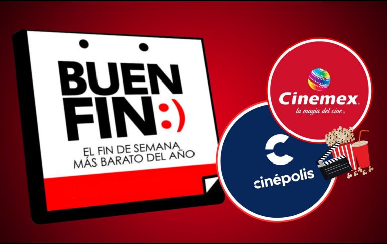 Con estas promociones, el Buen Fin 2025 promete ser la excusa perfecta para disfrutar del cine en pantalla grande sin gastar de más. ESPECIAL/CINEMEX/CINEPOLIS