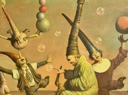 Las figuras de Garrido habitan escenarios silenciosos donde lo místico y lo cotidiano se entrelazan. CORTESÍA