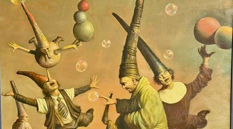 Las figuras de Garrido habitan escenarios silenciosos donde lo místico y lo cotidiano se entrelazan. CORTESÍA