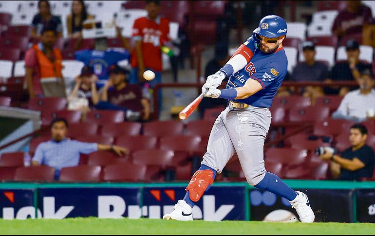 Julián Ornelas conectó un jonrón por el central en la primera entrada. CORTESÍA/ Charros de Jalisco