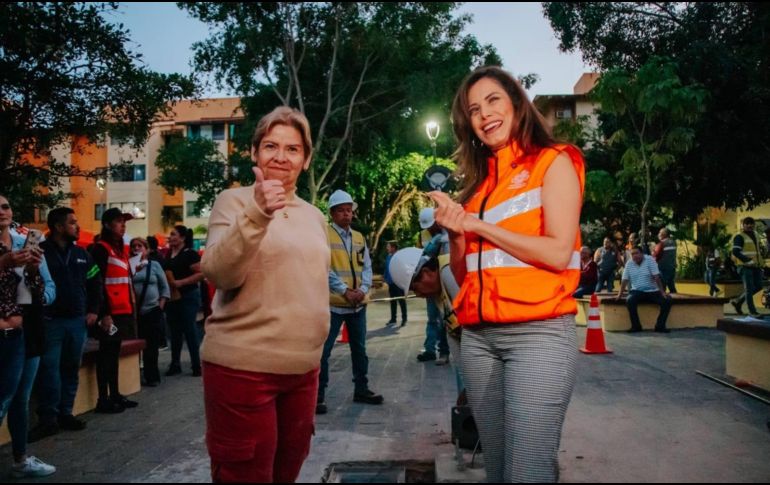 Durante la instalación de las nuevas lámparas, el Gobierno de Guadalajara asumió una serie de compromisos con las y los vecinos de El Sauz. ESPECIAL