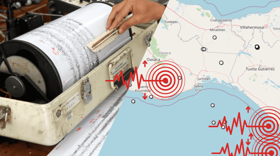Durante las primeras horas del 13 de noviembre, se presentó actividad sísmica en Oaxaca y Chiapas. EFE / ARCHIVO / ESPECIAL / Sistema Sismológico Nacional