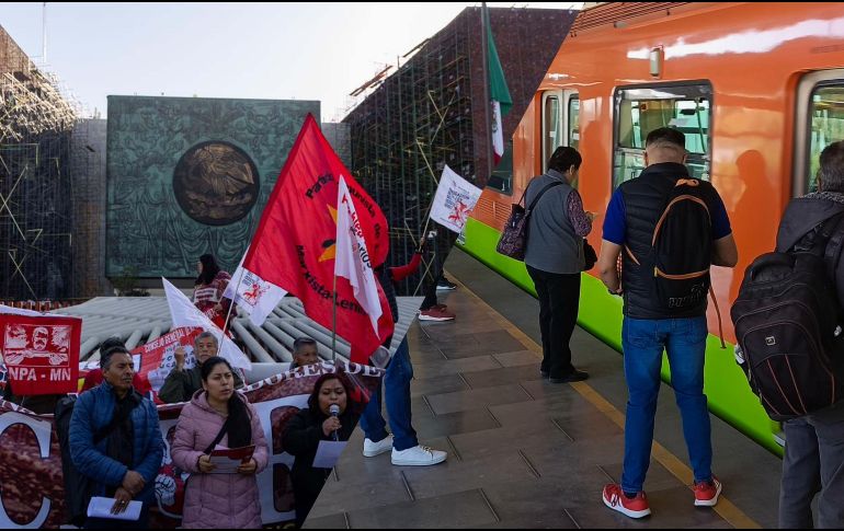 Las páginas oficiales del Metro CDMX y Metrobús CDMX han compartido el estado de sus estaciones tras las movilizaciones de la CNTE. SUN / H. Salvador / ARCHIVO