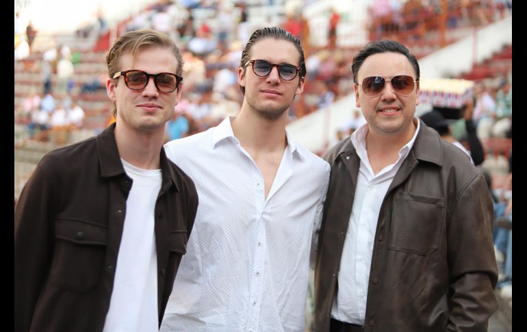 Pablo Moreno Jr.,Pedro Moreno y Christian Frey Casillas. GENTE BIEN JALISCO / C. Jimeno