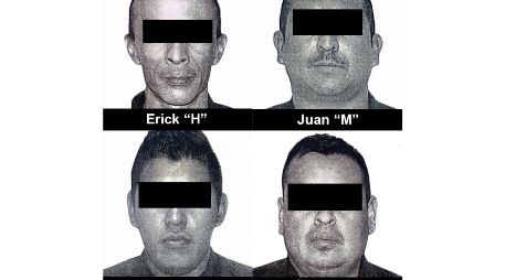 En otro caso, dos policías viales del municipio de El Arenal fueron detenidos por la desaparición forzada de un hombre. ESPECIAL / Fiscalía de Jalisco