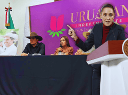 Sheinbaum reiteró que su gobierno permanecerá cercano a las autoridades locales, como en el caso de Uruapan. SUN / EFE / ARCHIVO