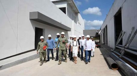 El gobernador Javier May del partido Morena, afirmó que la construcción de este hospital traerá bienestar y hará justicia a las y los habitantes de La Chontalpa. ESPECIAL / SUN