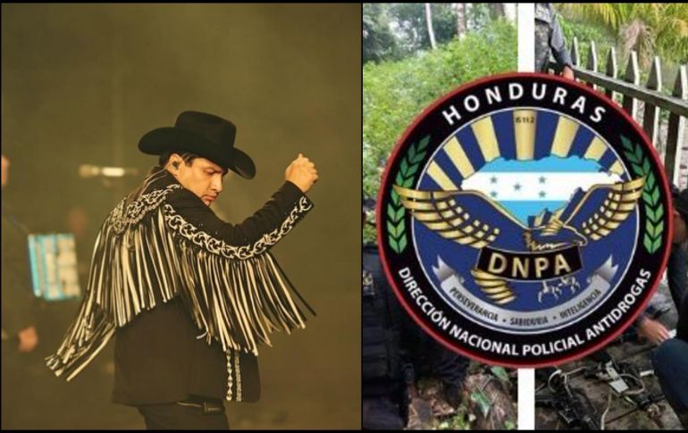 Esto dijo Julión Álvarez luego de que se dijera que su piloto había sido detenido en Honduras por nexos con el crimen organizado. ESPECIAL / INSTAGRAM @lospasosdejulion / X: @DNPA_Honduras