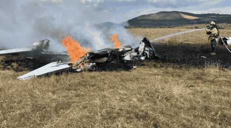 La aeronave transportaba a cinco personas; aún se desconoce su estado de salud.  ESPECIAL