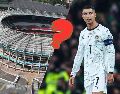 Cristiano Ronaldo tendría que hacer valer el rigor de una tarjeta roja en los dos juegos iniciales del Mundial 2026, que incluye el de la reinauguración del Estadio Azteca. EFE / SUN / ARCHIVO