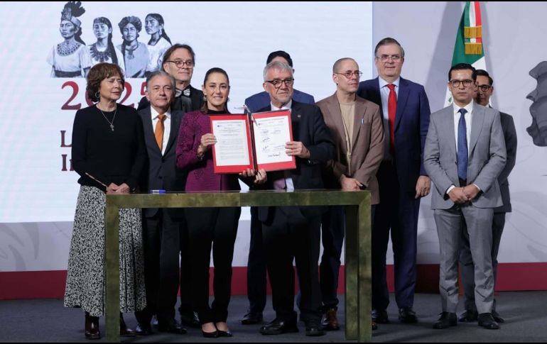 Al destacar la relación con la iniciativa privada, Sheinbaum Pardo aseguró que esta computadora es 