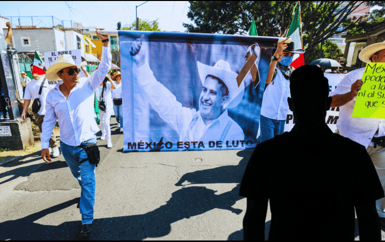 El homicidio de Carlos Manzo ha provocado movilizaciones por todo el país. EL INFORMADOR / A. Vázquez