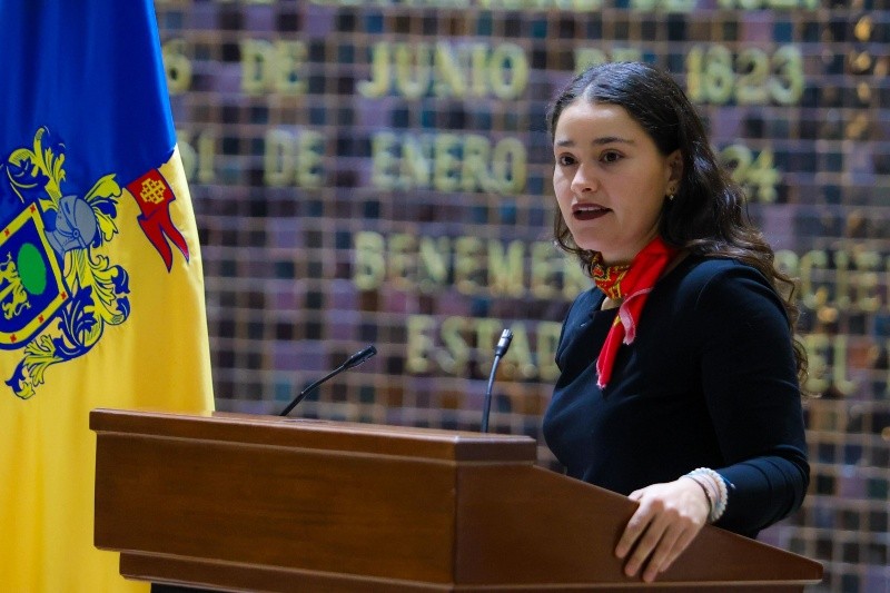 La legisladora Tonantzin Cárdenas reclamó resultados sobre las personas localizadas por acciones de la Secretaría, así como la mejora de las búsquedas. EL INFORMADOR / A. NAVARRO