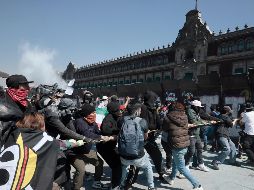 Esta convocatoria se realizó a través de las redes sociales como parte de las recientes marchas realizadas en la capital. EFE/J. MENDEZ