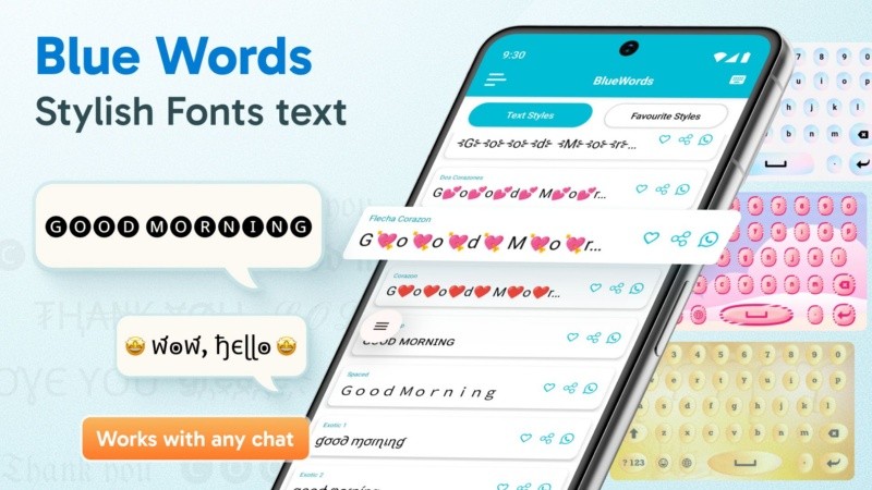 Con Blue Words podrás pintar de azul tus textos. ESPECIAL 