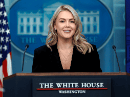 La vocera de la Casa Blanca, Karoline Leavitt, este jueves 20 de noviembre. EFE / W. Oliver