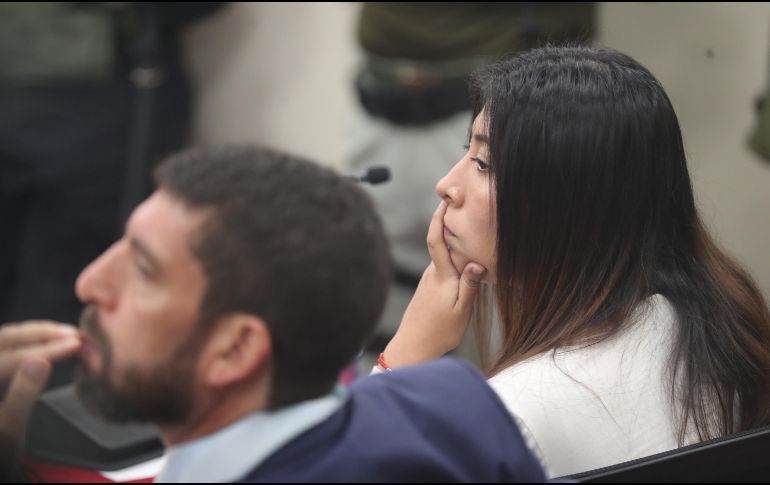 La exministra peruana, Betssy Chávez, fue detenida en junio de 2023 por su presunta participación en el intento de golpe de Castillo. EFE / ARCHIVO