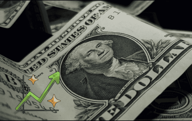 En el balance semanal, la divisa estadounidense acumuló un incremento de 1%. CANVA