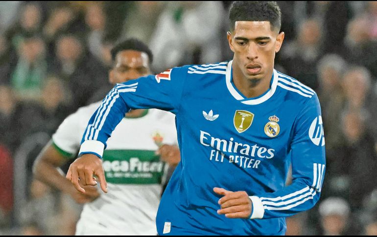 El delantero inglés anotó el gol del empate para el club blanco. AFP