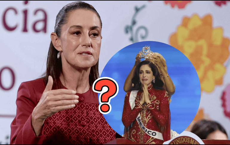 A pregunta expresa de un reportero, la mandataria federal llamó a la población a no hacer caso a este tipo de noticias falsas. EFE / R. YONGRIT / SUN / B. FREGOSO