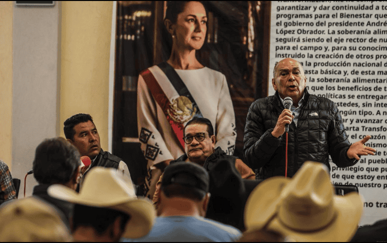 El delegado de Gobernación dijo que acudirá directamente a los puntos donde se están manifestando los productores para escuchar sus necesidades. EL INFORMADOR / A. Navarro