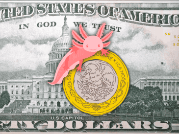 Hoy, la mejor opción en la compra del dólar —en este momento de la mañana (a las 07:50 horas)— es en Banamex; y la venta, en BBVA Bancomer. ESPECIAL / CANVA