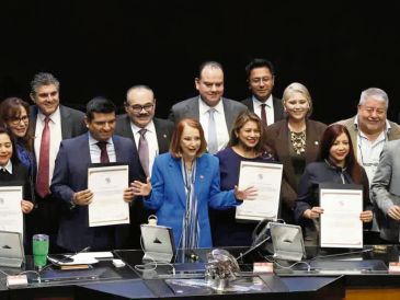 Los nuevos magistrados se harán cargo de las Salas Regionales del Tribunal Federal de Justicia Alternativa, por los próximos 10 años. EL UNIVERSAL