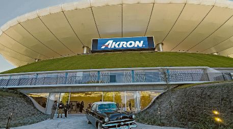 Vista exterior del estadio Akron en Zapopan, sede de partidos del Mundial 2026 y eventos deportivos locales. EL INFORMADOR/A. Navarro