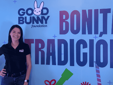 La coordinadora de desarrollo de la Fundación Good Bunny, Camila Vega. EFE/ E. ALAEJOS