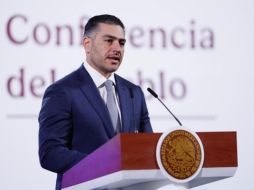 El titular de la SSPC resaltó que el trabajo entre instituciones ha permitido detener a 932 personas por delitos de alto impacto. EFE/S. Gutiérrez