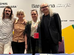 Dentro del programa FIL Pensamiento se llevó a cabo un encuentro entre Ingrid Guardiola, Gabriel Ventura y Joselo Rangel. EL INFORMADOR/ H. NAVARRO.