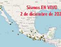 Te mantendremos al tanto de los temblores que se registren este 2 de diciembre de 2025 en México. ESPECIAL / SSN