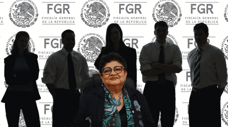 Ernestina Godoy Ramos, encargada de despacho de la Fiscalía General de la República (FGR), también participa por la titularidad. ESPECIAL / CANVA / SUN / ARCHIVO