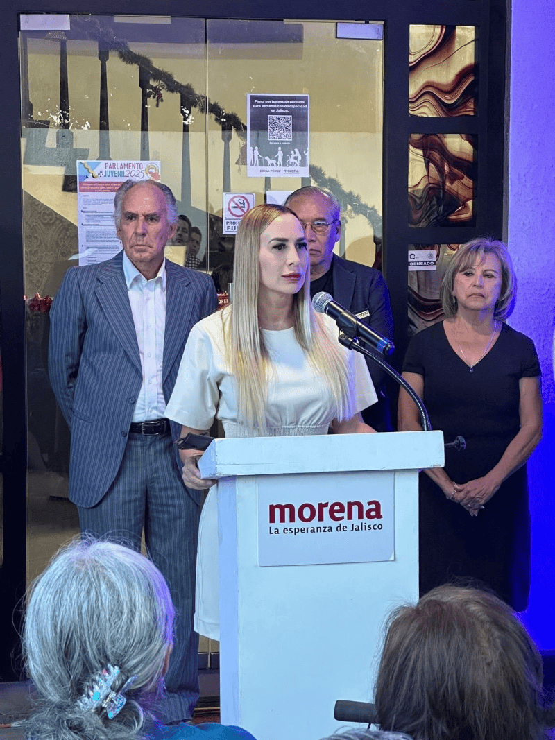 Erika Pérez García, Presidenta de Morena Jalisco. ESPECIAL&nbsp;