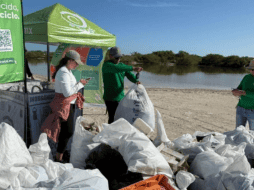 Las cifras reportadas derivan de 30 jornadas de limpieza previas, así como de una jornada simultánea en 14 playas de nueve municipios. GOBIERNO DE YUCATÁN