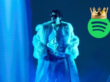 Con 19 mil 800 millones de reproducciones, Bad Bunny vuelve a ser el artista más escuchado en Spotify. AP / ARCHIVO