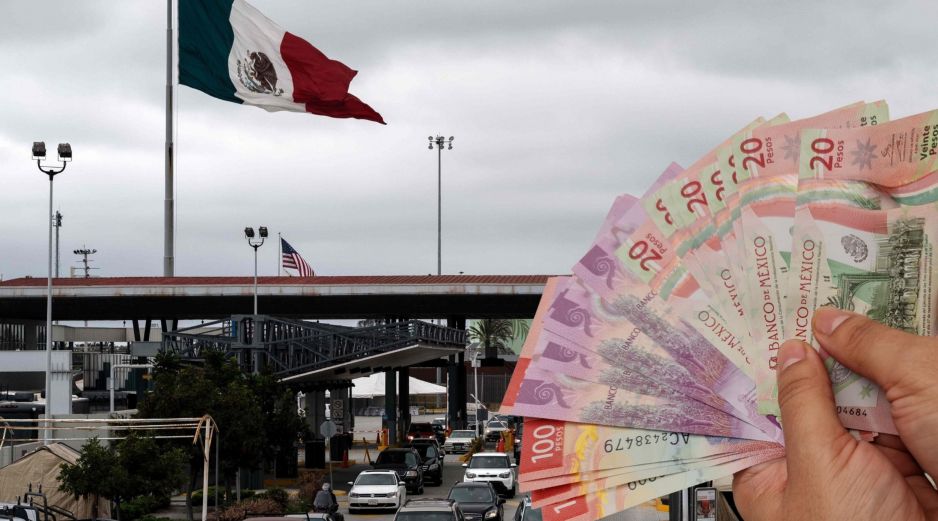 El salario mínimo diario en la zona fronteriza de México con Estados Unidos es más alto, ya que el costo de vida es más alto. ESPECIAL / AFP y CANVA