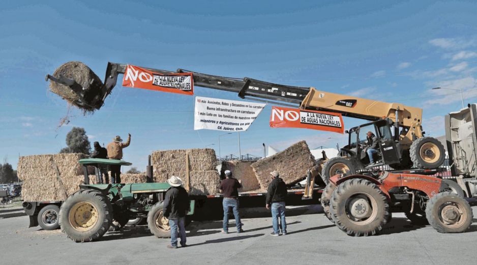 La reforma hídrica desató protestas nacionales, incluidas afectaciones a la maquila en Sonora. EL UNIVERSAL
