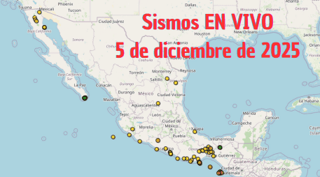 Sismos en México | EN VIVO | 5 de diciembre de 2025. ESPECIAL / SSN