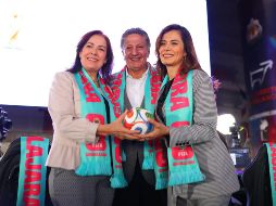 En el evento estuvieron presentes la alcaldesa de Guadalajara, Verónica Delgadillo; el alcalde de Zapopan, Juan José Frangie; la Host City Manager de Guadalajara, Olimpia Cabral; y el embajador mundialista Fernando Quirarte. CORTESÍA
