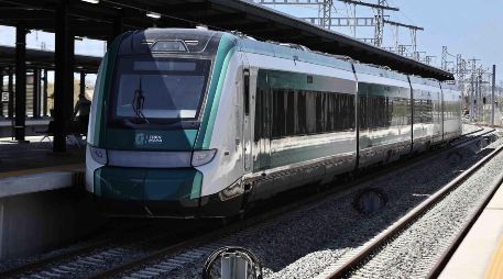 El tren del Tren Maya circula por el sureste del país. SUN