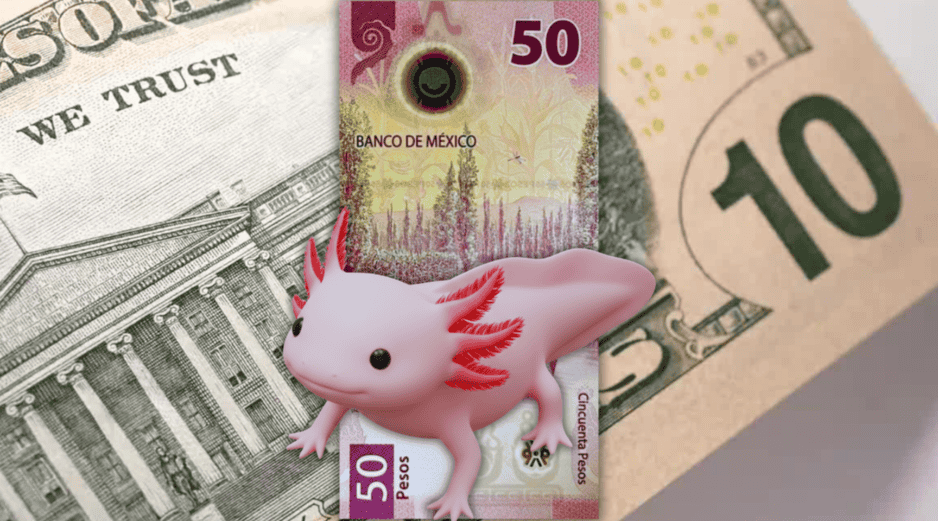 La divisa mexicana en los mercados internacionales concluyó alrededor de 18.18 pesos por dólar, lo que significó una apreciación de 0.63% o 12 centavos respecto al cierre del viernes anterior. ESPECIAL / CANVA